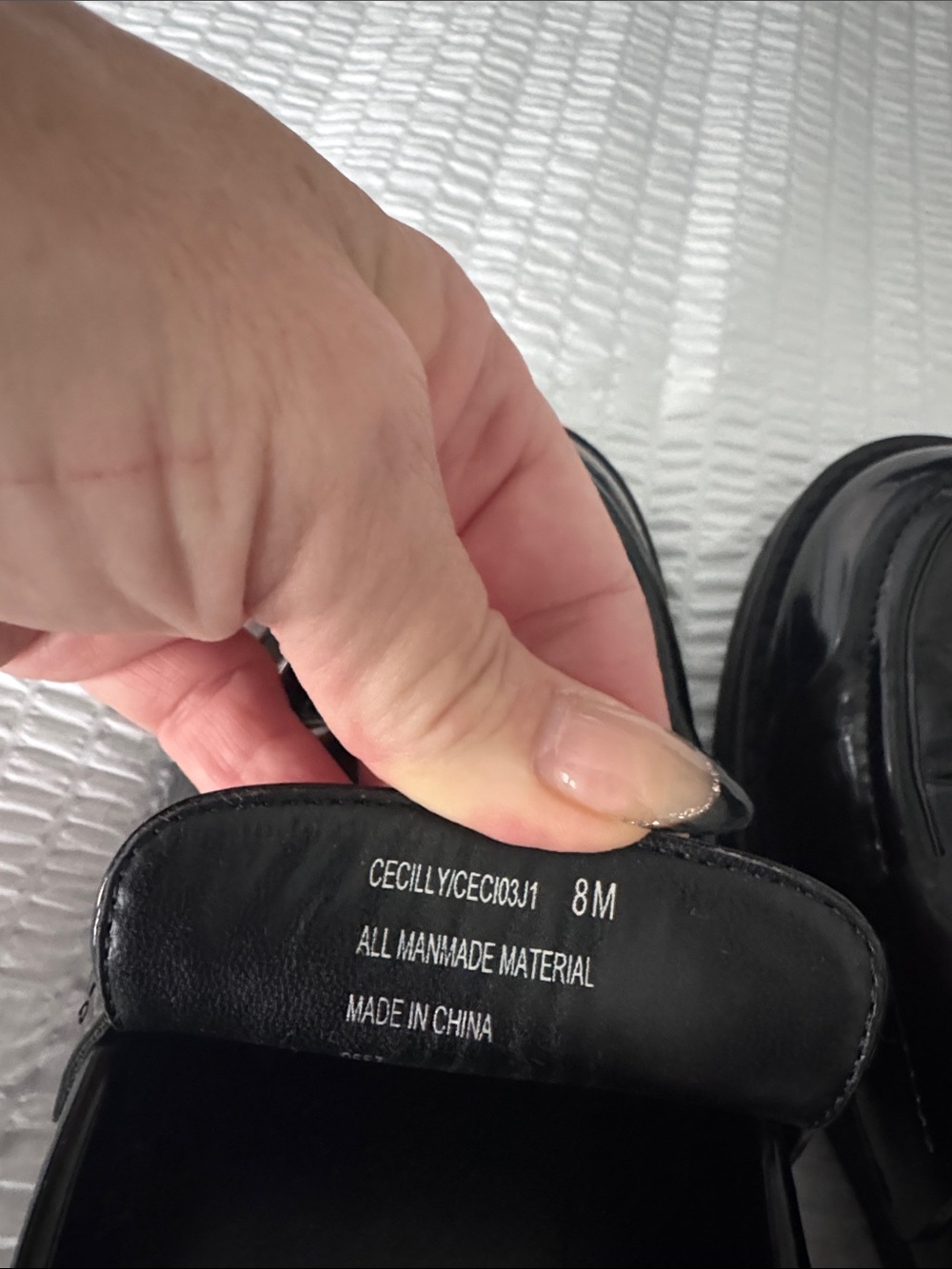 Madden Girl Black Patent Slip-On Penny Loafers - Picture 6 of 7